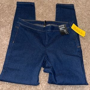 DIVIDED side zip skinny jean